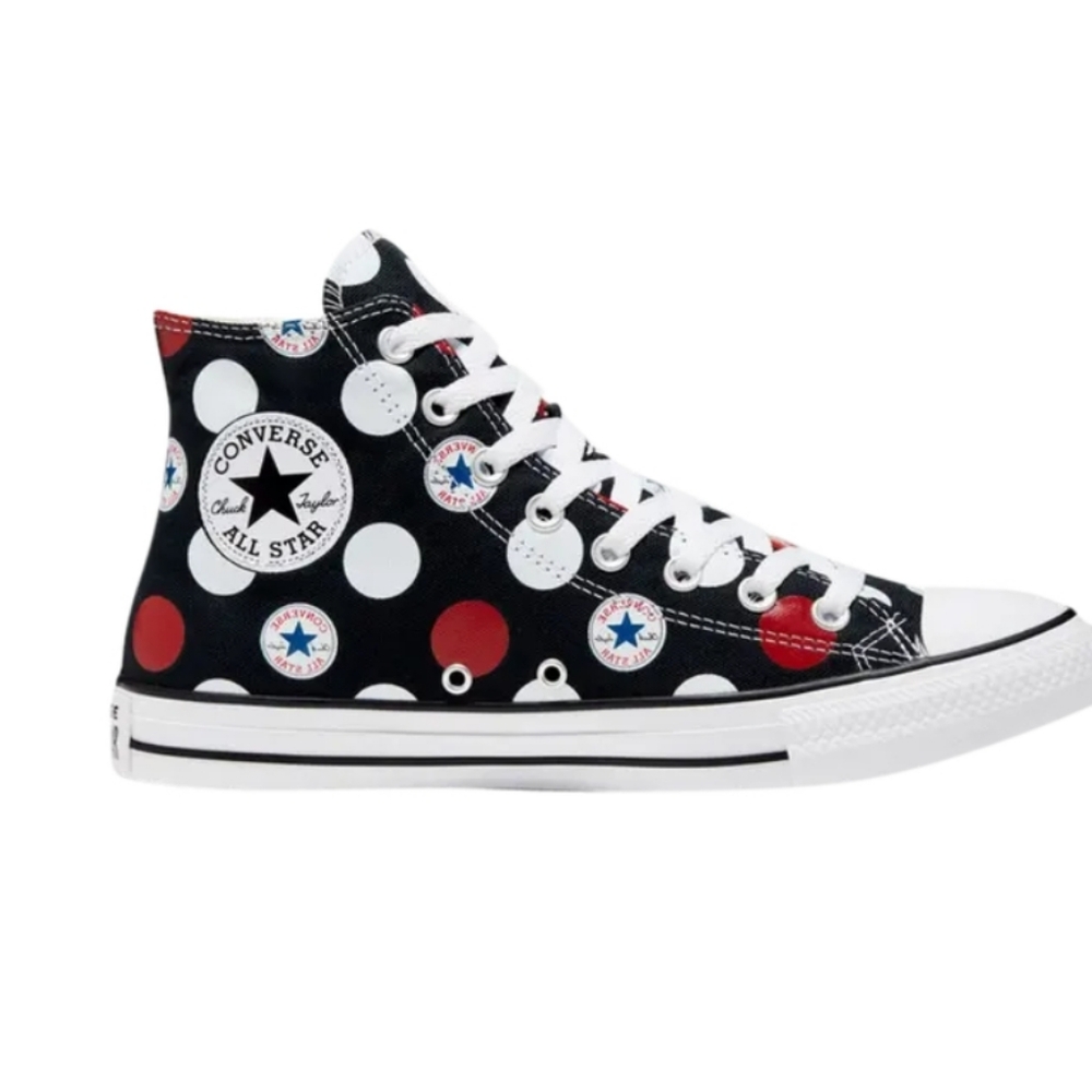Converse Chuck Taylor All Star Unisex Polka Dot High Top Women's 6.5 / Mens 4.5